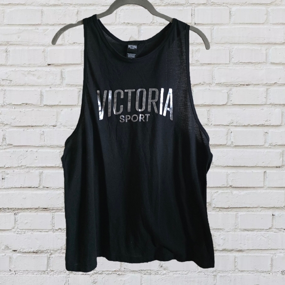 victoria sport Tops - VICTORIA SPORT Black Tank Top